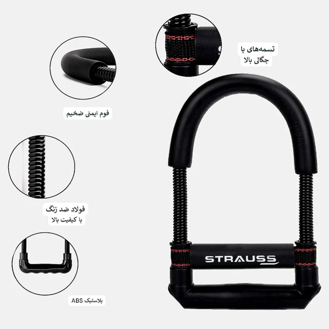 اجزا تشکیل دهنده دستگاه تقویت مچ و ساعد فنری