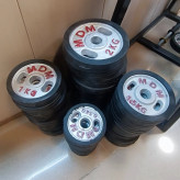 وزنه صفحه دمبل متغیر یک کیلویی دور لاستیکMDM(پس کرایه)