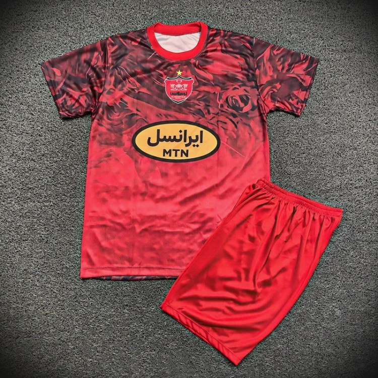 ست ورزشی مردانه پرسپولیس (کیت هواداری بدون اسم)