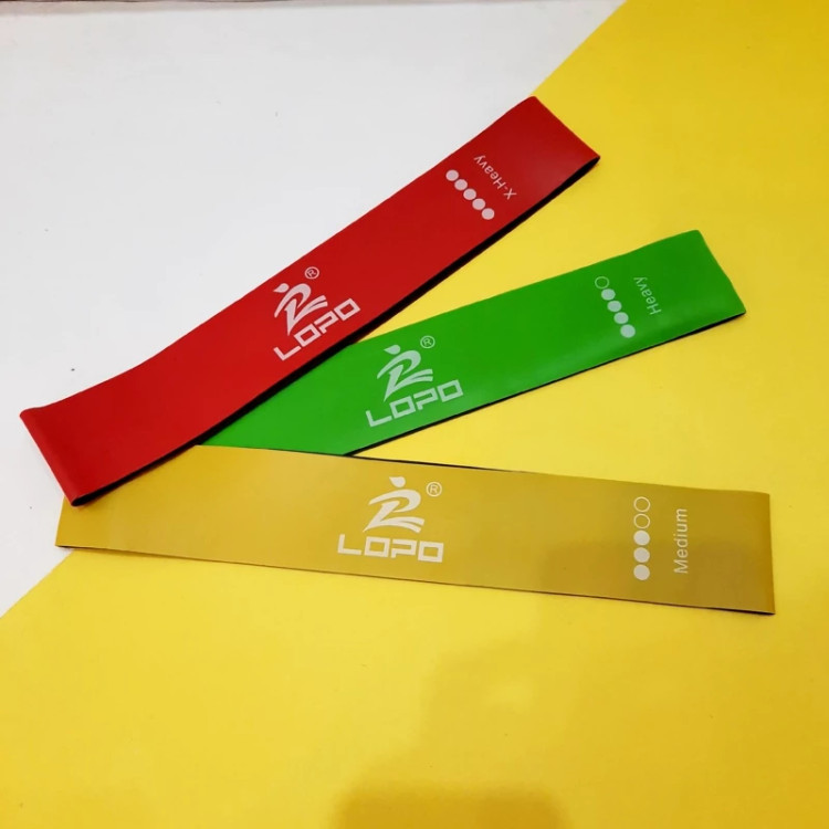 کش ورزشی مینی لوپ دولایه لوپو (پک 3عددی)