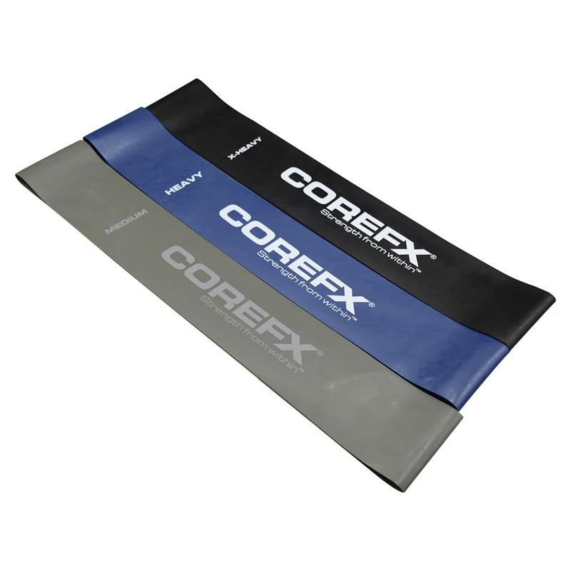 کش ورزشی مینی لوپ 100درصد لاتکس COREFX (پک 3 عددی)
