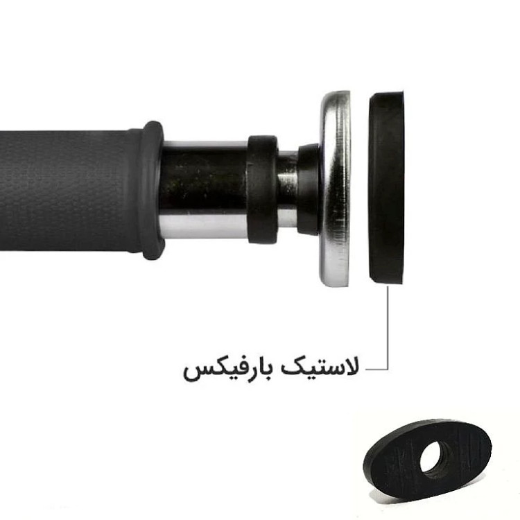 لاستیک میله بارفیکس بیضی شکل مشکی (دونه ای)