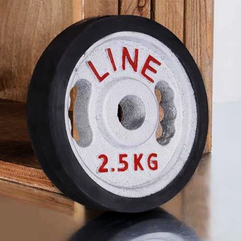 وزنه صفحه دمبل متغیر 2.5 کیلویی دور لاستیک (پس کرایه)