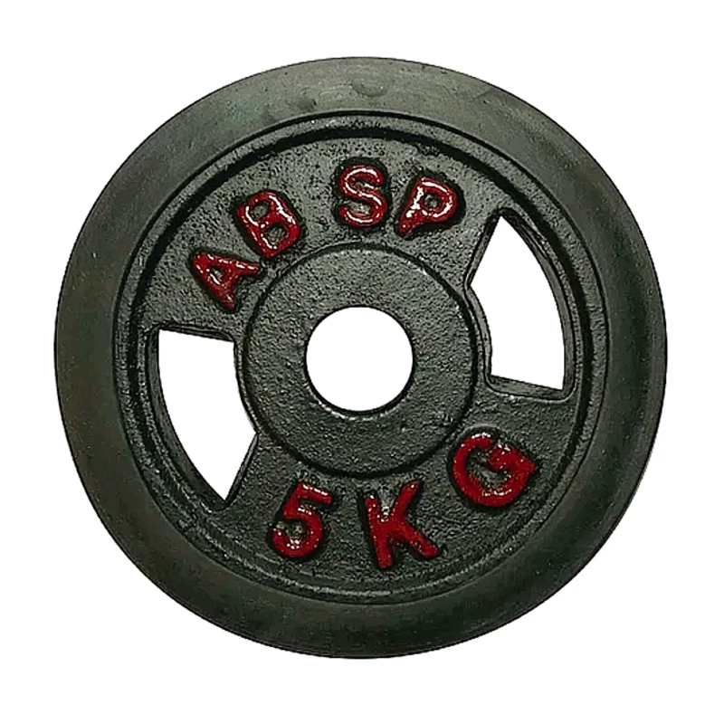 وزنه صفحه هالتر خانگی 5 کیلویی سوراخ 30mm (پس کرایه)