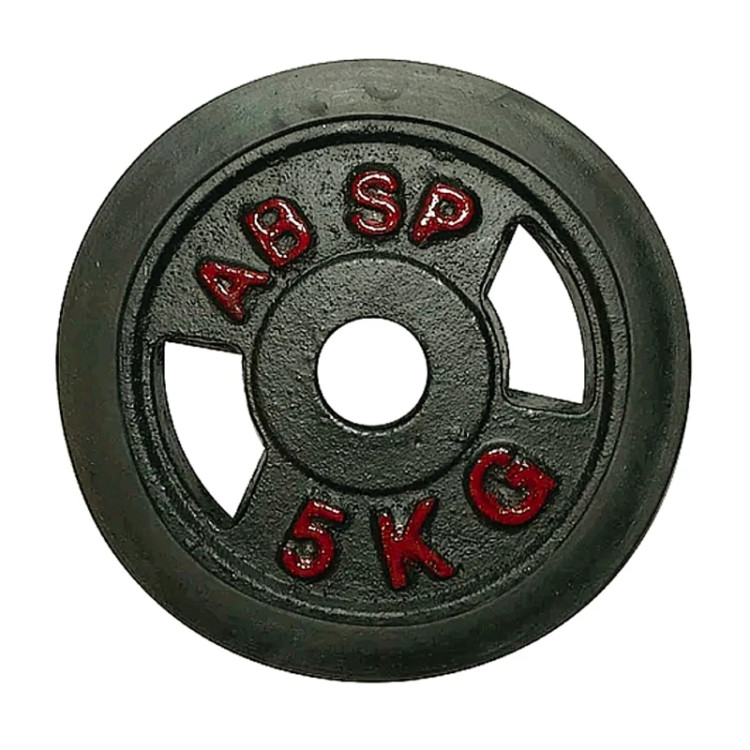 وزنه صفحه هالتر خانگی 5 کیلویی سوراخ 30mm (پس کرایه)