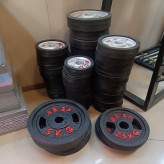 وزنه صفحه هالتر خانگی 5 کیلویی سوراخ 30mm (پس کرایه)