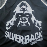 رکابی بدنسازی سوزنی SILVER BACK رنگ مشکی سفید