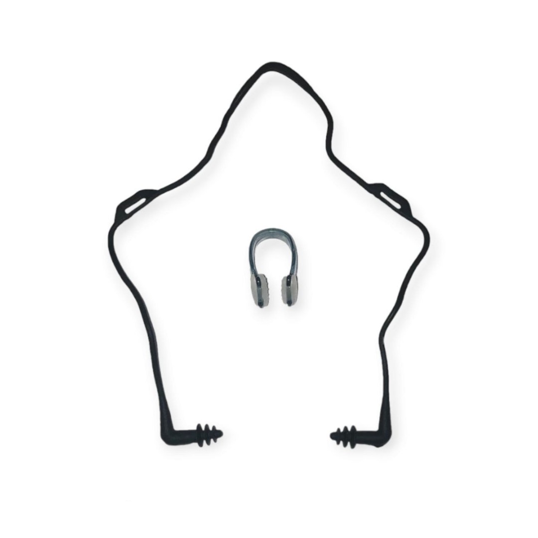 ست گوش گیر و دماغ گیر شنا SPEEDO(مدل گوش گیر بنددار)