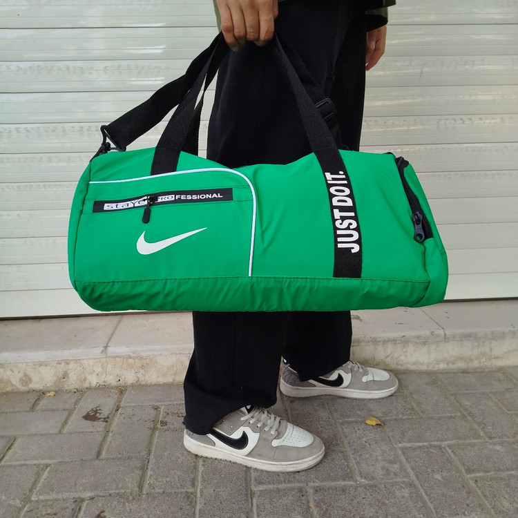 ساک ورزشی جاکفشی دار نایک just do it رنگ سبز
