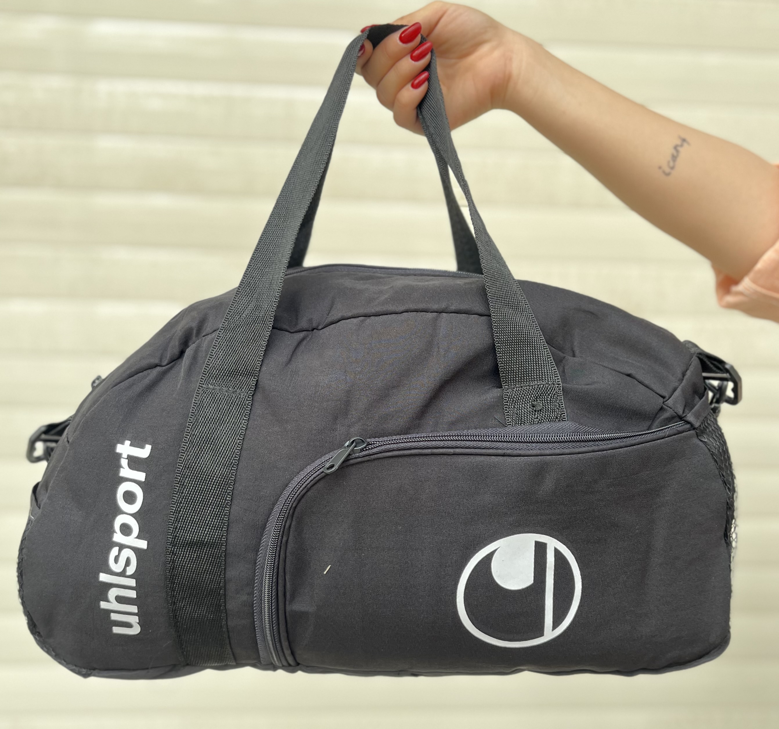 ساک ورزشی پارچه ای uhlsport مشکی